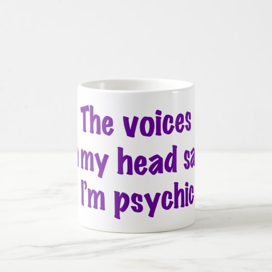 Psychische Stimmen Kaffeetasse (Mittel)
