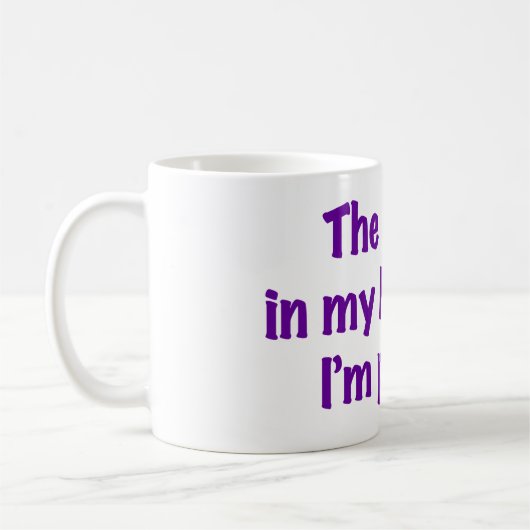 Psychische Stimmen Kaffeetasse (Links)