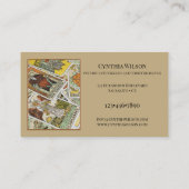 Psychische Tarot Reader Foto Visitenkarte (Rückseite)