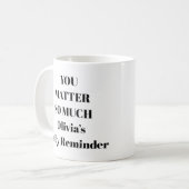 Psychische Tasse - Sie spielen eine so große Rolle (Vorderseite Links)