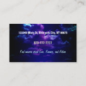 Psychische Visitenkarten Visitenkarte (Rückseite)