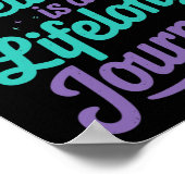 Psychische Wellness Gesundheitsbewusstsein Suizid  Poster (Ecke)