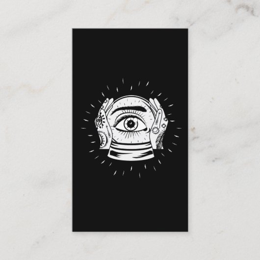 Psychische Zystal-Talente Visitenkarte (Vorderseite)