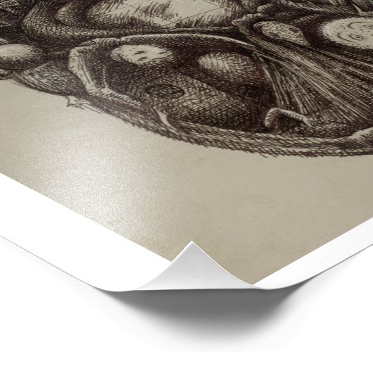 Psychischer Angriff Fotodruck (Ecke)