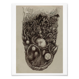 Psychischer Angriff Fotodruck