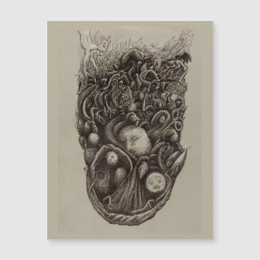 Psychischer Angriff, Magnetkarte (Vorderseite)