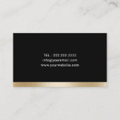 Psychischer Berater Future Vision Gold Triangle Visitenkarte (Rückseite)