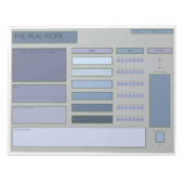 Psychischer Gesundheitspfleger Notizblock (Vorderseite)