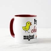 Psychischer Küken-Magnet Tasse (Vorderseite Links)