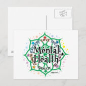 Psychischer Lotus Postkarte (Vorne/Hinten)