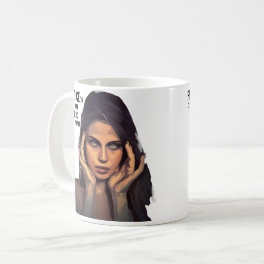 Psychischer Power Kaffeetasse (Vorderseite Links)