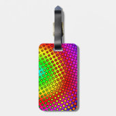 Psychischer Regenbogen Gepäckanhänger (Rückseite vertikal)
