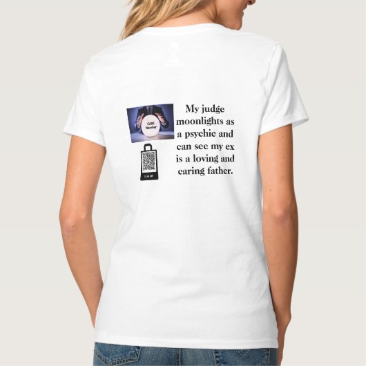 Psychischer Richter - T Shirt (Rückseite)
