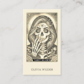 Psychischer Tarot-Leser Visitenkarte (Vorderseite)