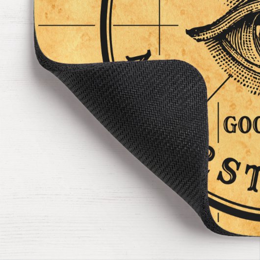 Psychisches Augen-sprechenbrett Mousepad (Ecke)