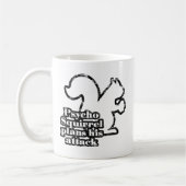 Psychisches Eichhörnchen Kaffeetasse (Links)