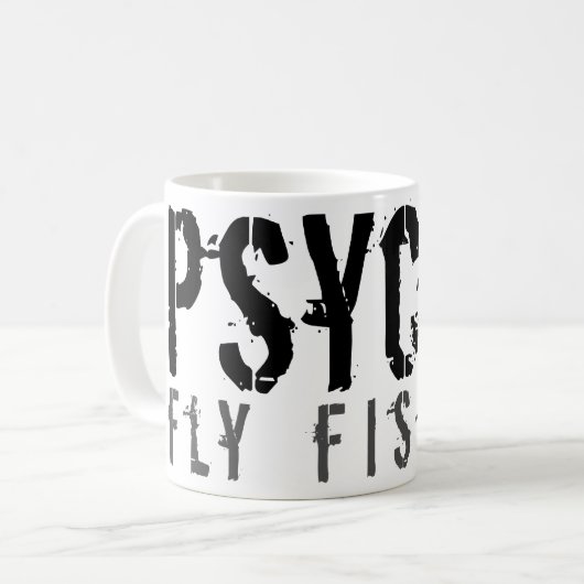 Psychisches Fliegen-Fischen! Kaffeetasse (Vorderseite Links)