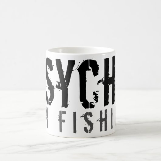 Psychisches Fliegen-Fischen! Kaffeetasse (Mittel)
