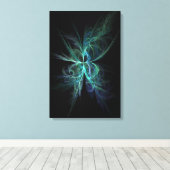 Psychisches Fraktal Leinwanddruck (Insitu (Holzboden))