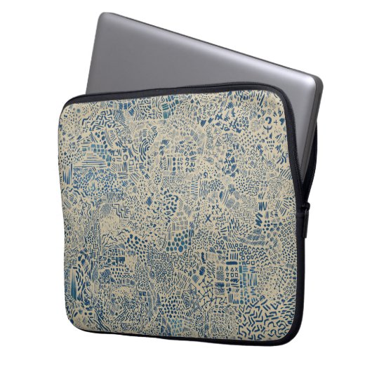 Psychisches Geräusch V01 Laptopschutzhülle (Vorderseite Links)