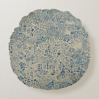 Psychisches Geräusch V01 Rundes Kissen