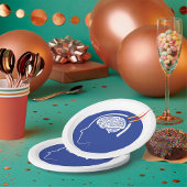 Psychisches Konzept Pappteller