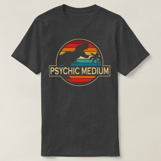 Psychisches Medium Dinosaurier T-Shirt (Design vorne)