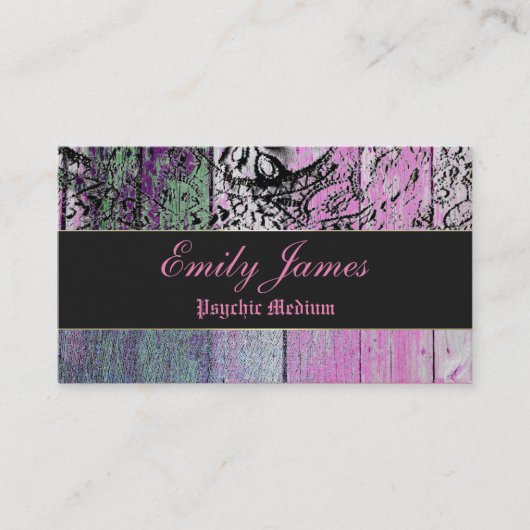 Psychisches Medium-geistige Tarotgeschäftskarten Visitenkarte (Vorderseite)