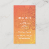 Psychisches Medium-Visitenkarten Visitenkarte (Rückseite)