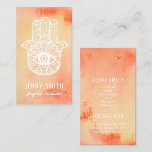 Psychisches Medium-Visitenkarten Visitenkarte (Vorne/Hinten)