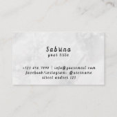 Psychisches Mittel und Clairvoyant Visitenkarte (Rückseite)