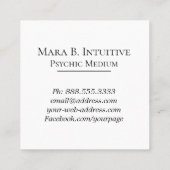 *~* psychisches quadratische visitenkarte (Rückseite)