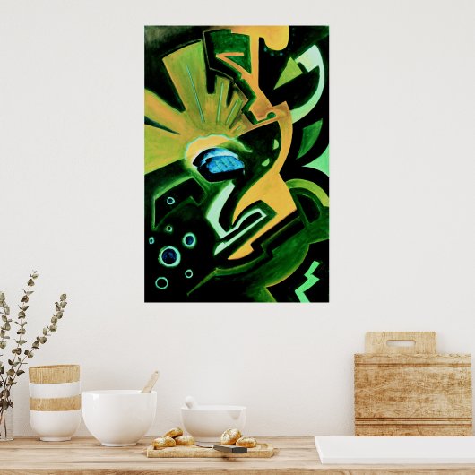 psychisches Telefon Poster (Küche)