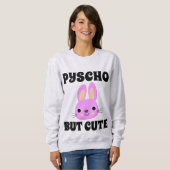 PSYCHO, ABER NIEDLICHE BUNNY-T - Shirt (Vorne ganz)