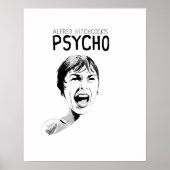 Psycho Alfred Hitchcock Poster (Vorne)