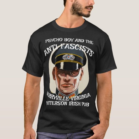 PSYCHO BOY AND ANTI FASCISTS PATTERSON IRISH PUB T-Shirt (Vorderseite)