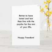 Psycho Break/Freedom Card Karte (Gelbe Blume)