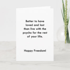Psycho Break/Freedom Card Karte
