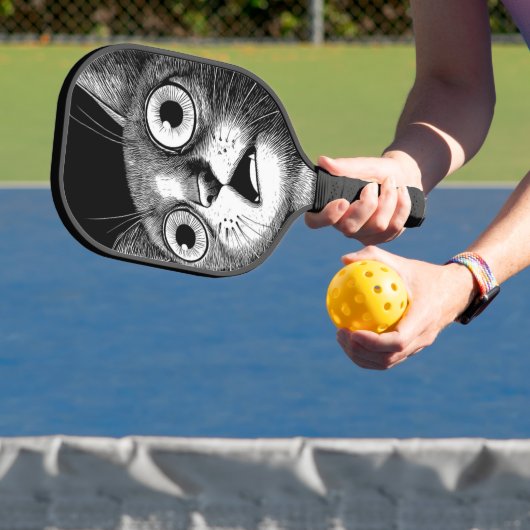 Psycho Cat Retro Pickleball Paddle (InSitu)