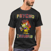 Psycho Chihuahua T-Shirt (Vorderseite)