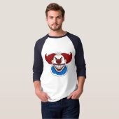Psycho Clown Basic 3/4 Sleeve Raglan T-Shirt (Vorne ganz)