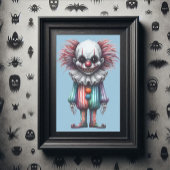 Psycho Clown Decoupage Seidenpapier