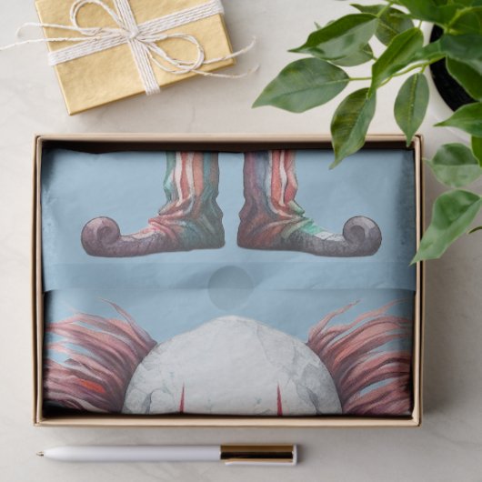 Psycho Clown Decoupage Seidenpapier (Geschenk)