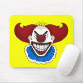 Psycho-Clown-Mauspad Mousepad (Mit Mouse)