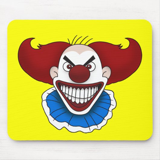 Psycho-Clown-Mauspad Mousepad (Vorne)