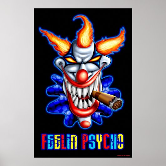 Psycho Clown Poster (Vorne)