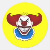 Psycho Clown Stickers (Vorderseite)
