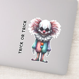 Psycho Clown - Trick oder Trick - anpassen Aufkleber