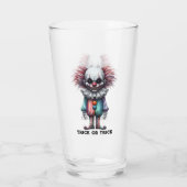Psycho Clown - Trick oder Trick individualisieren Glas (Rückseite)