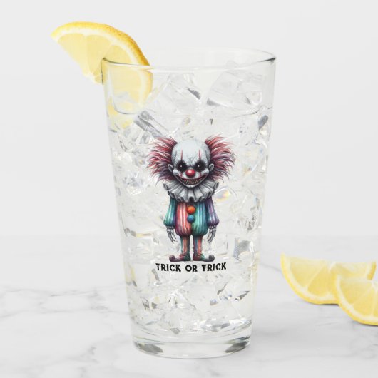 Psycho Clown - Trick oder Trick individualisieren Glas (Vorderseite Ice)